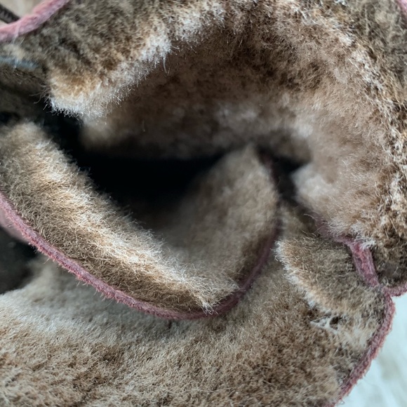 Timberland Suede & Leather Sherpa Boots Size 8 - Picture 13 of 13